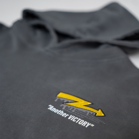 Victory Hoodie 1970 1971 with vintage race car artwork on the back