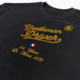 Racing Relics Gentleman Sweater in black – oversized 350g organic cotton sweatshirt with gold embroidered “Gentleman Driver” front logo